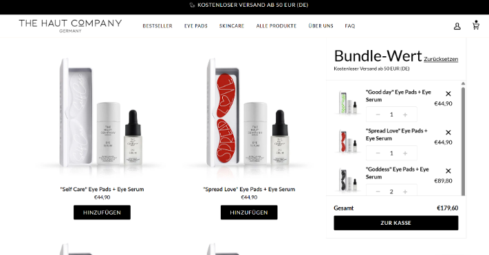 The Haut Company - Build a bundle