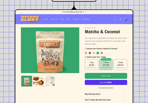 Morning Glory - Product Page Updates