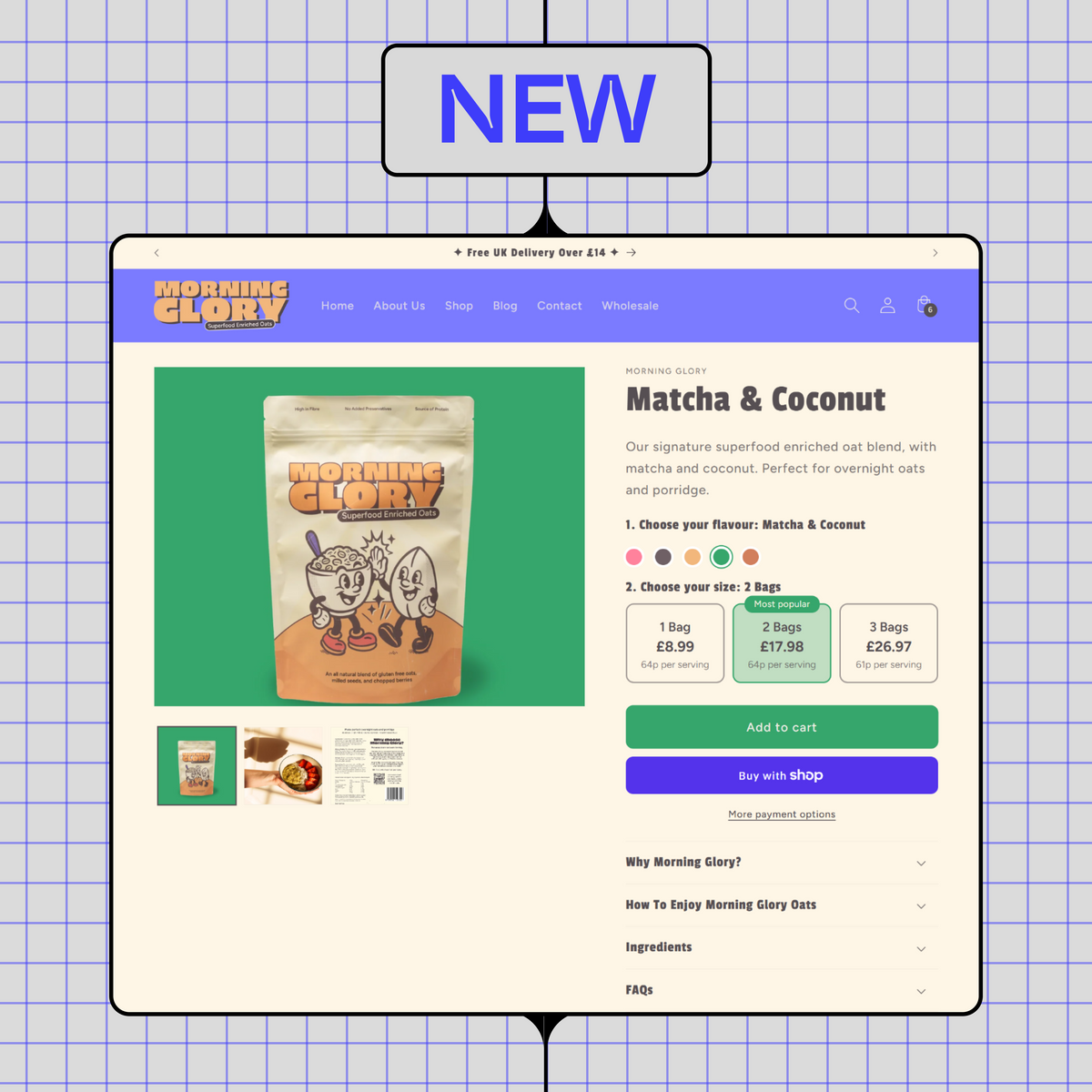 Morning Glory - Product Page Updates